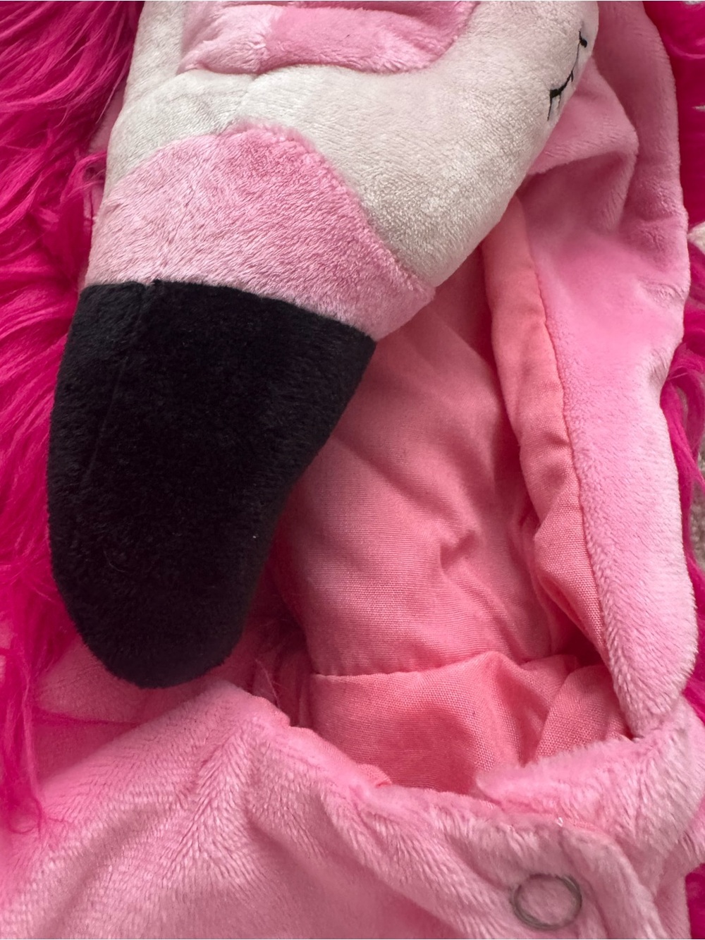 Pottery Barn Kids Hot Pink Baby Flamingo Costume - Picture 5 of 7
